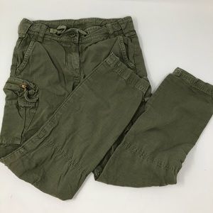 Crewcuts Green Cargo Pants sz 7